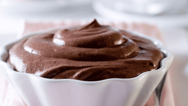Mousse de chocolate y avena