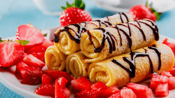 Arrollado con relleno de frutas