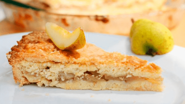 Crocante de manzanas y peras